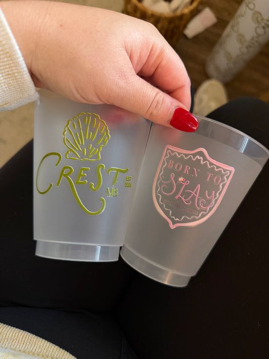 Custom Frosted Cups